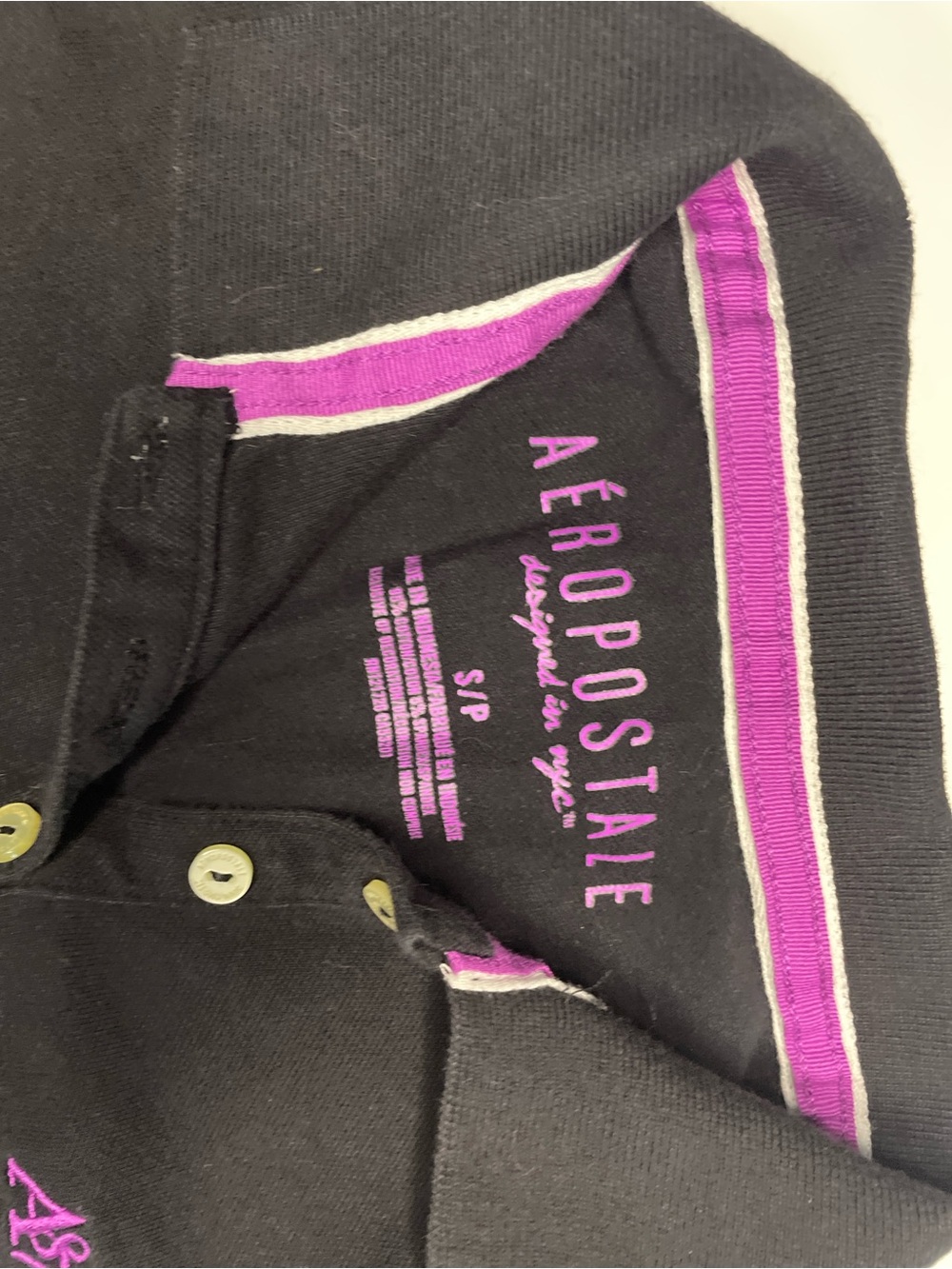 2 Aeropostale Polo Shirts Size Small - Picture 4 of 9